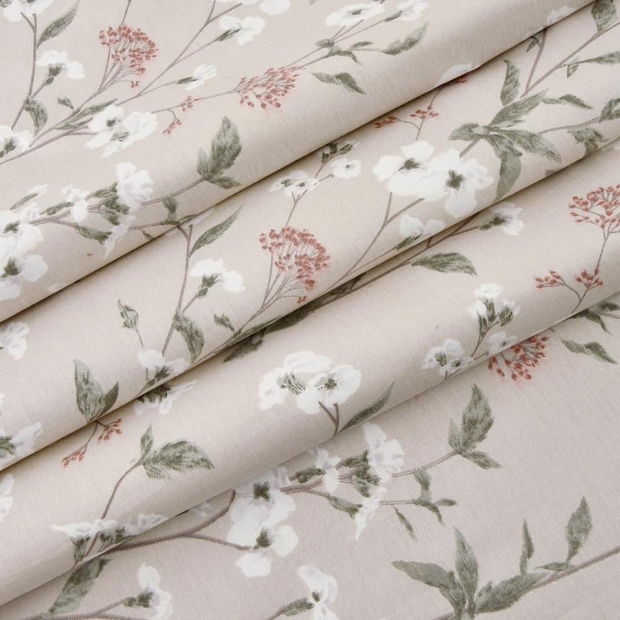 Summer double cotton duvet cover - 6 pieces - Cover Veronica series - pink