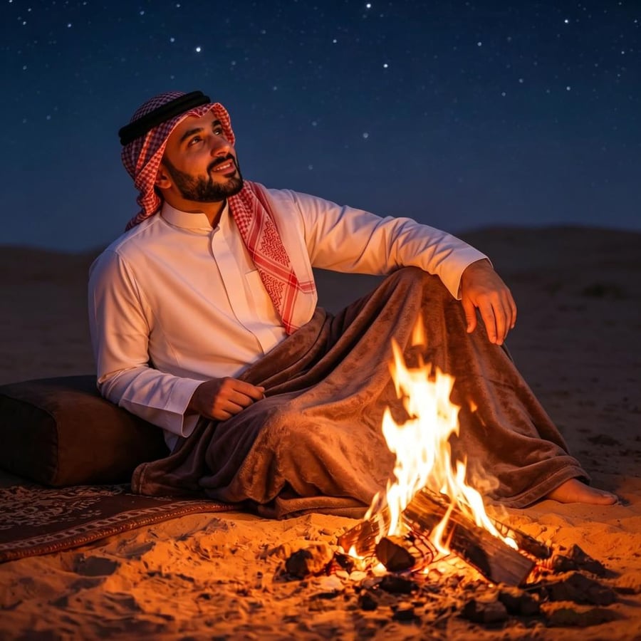 بطانية مخمل خفيفة نفر 230 × 170 - سلسلة رواء - بني