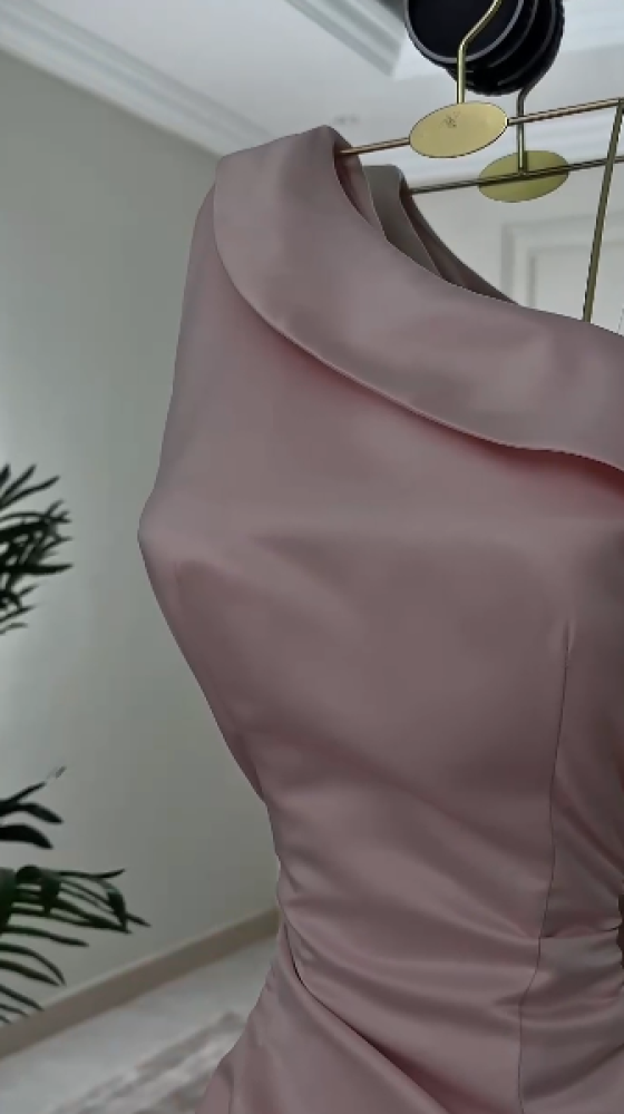 فستان سهره  اللون  وردي  تفته كوري  من متجر  جوهره  MN