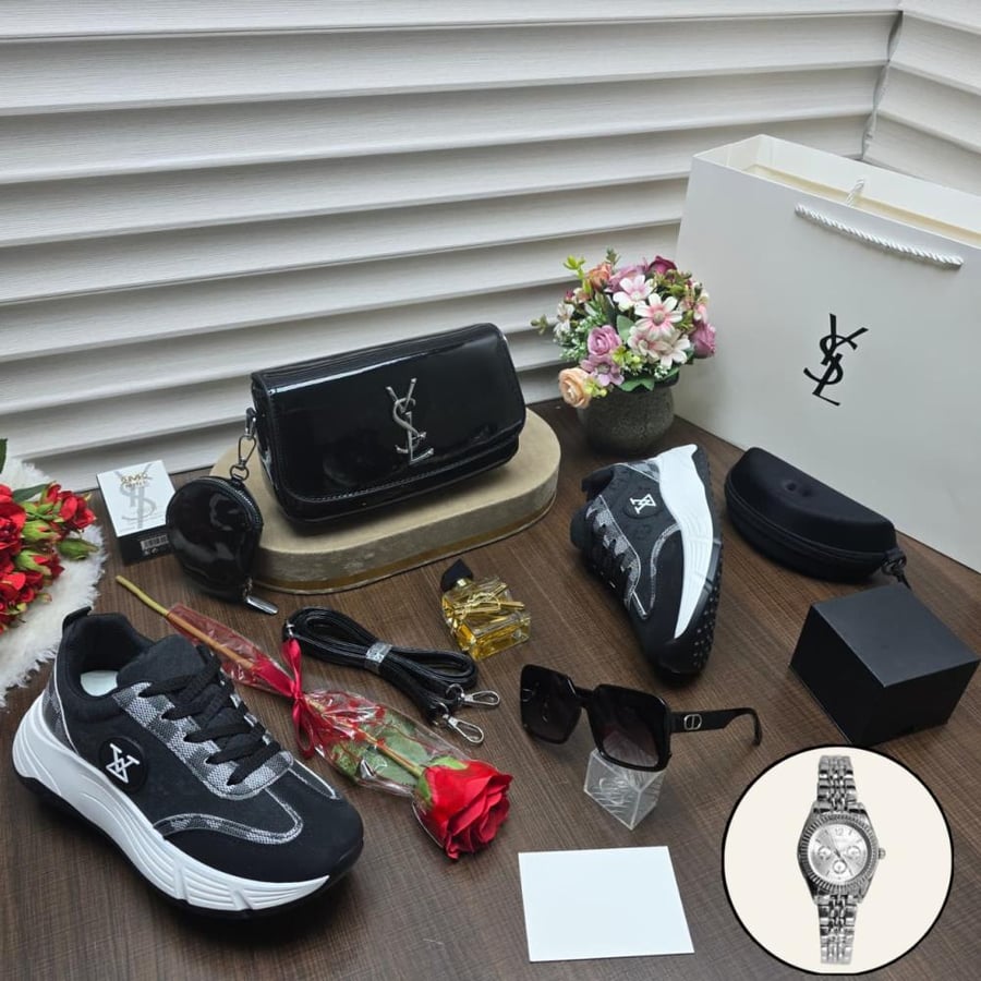 The luxurious Saint Laurent set from Jawhara store