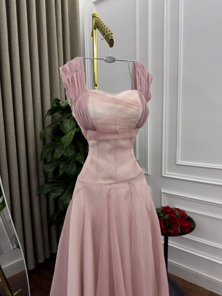 Soft dress light beige pink HR MN WT
