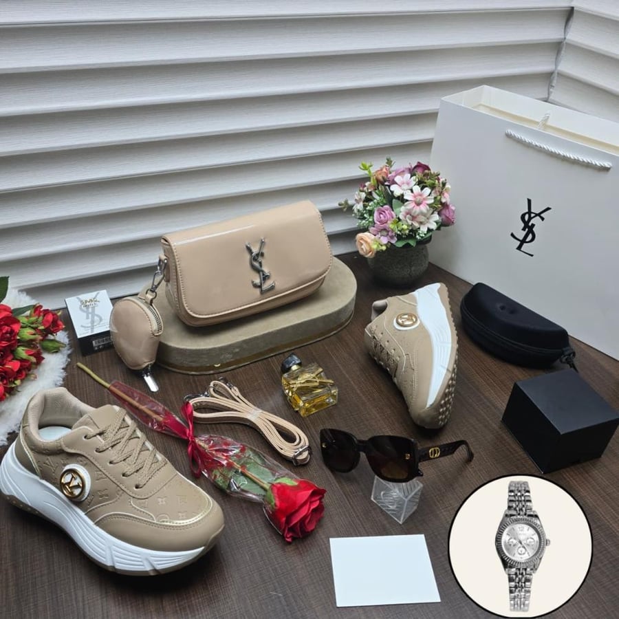 The luxurious Saint Laurent set from Jawhara store