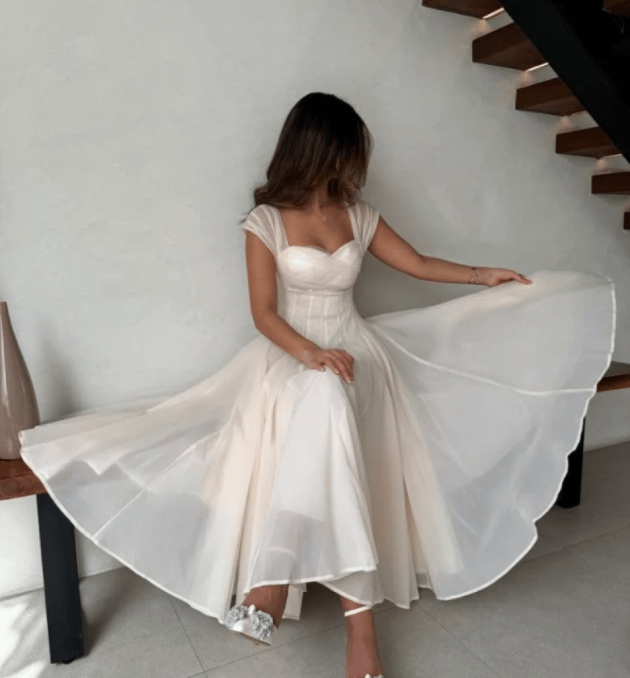 Soft dress light beige pink HR MN WT