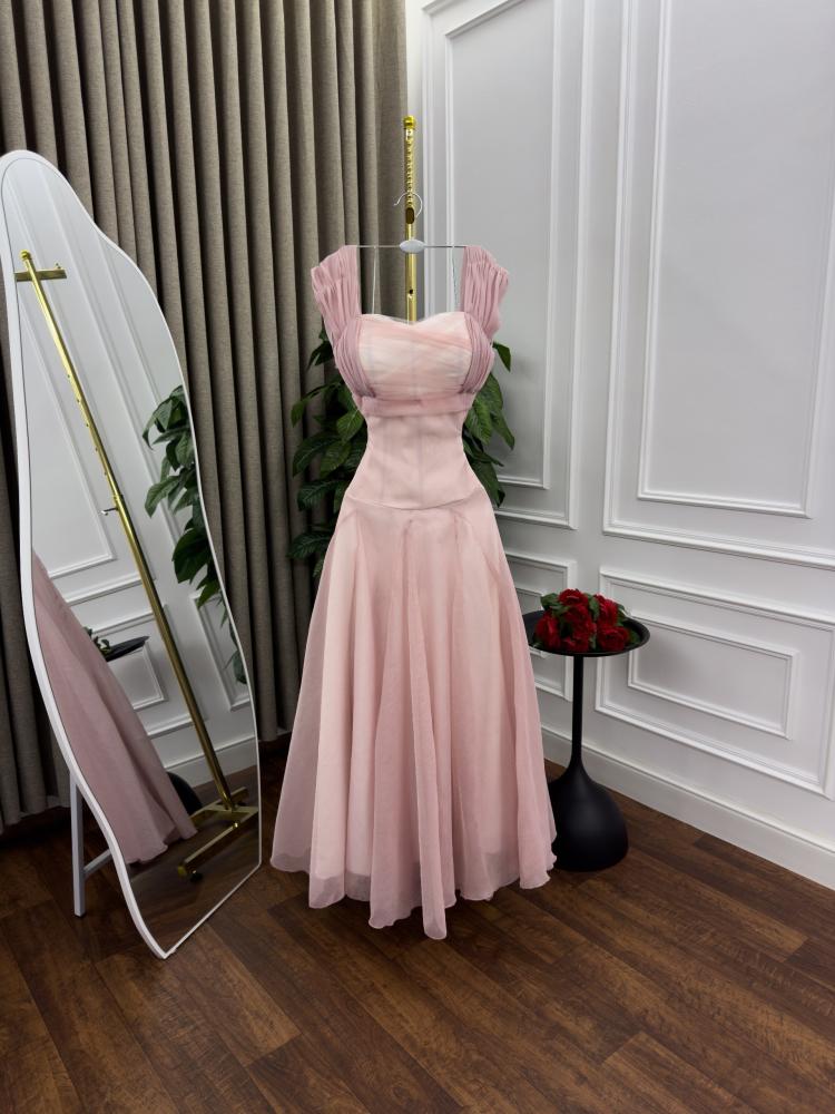 Soft dress light beige pink HR MN WT