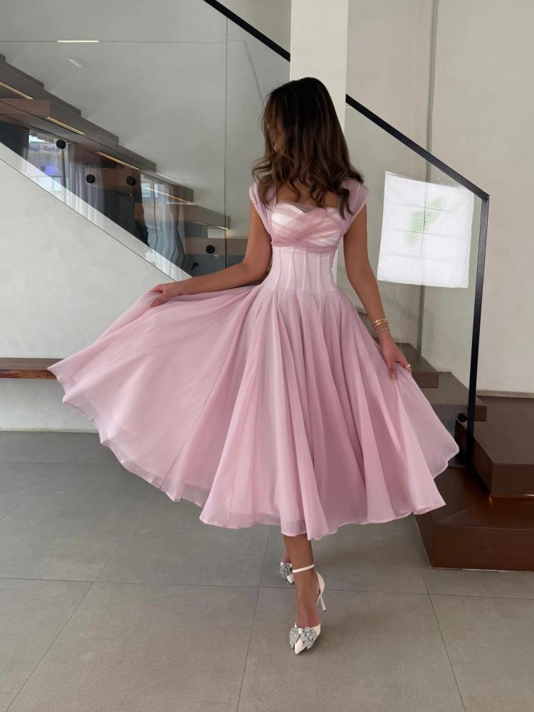 Soft dress light beige pink HR MN WT