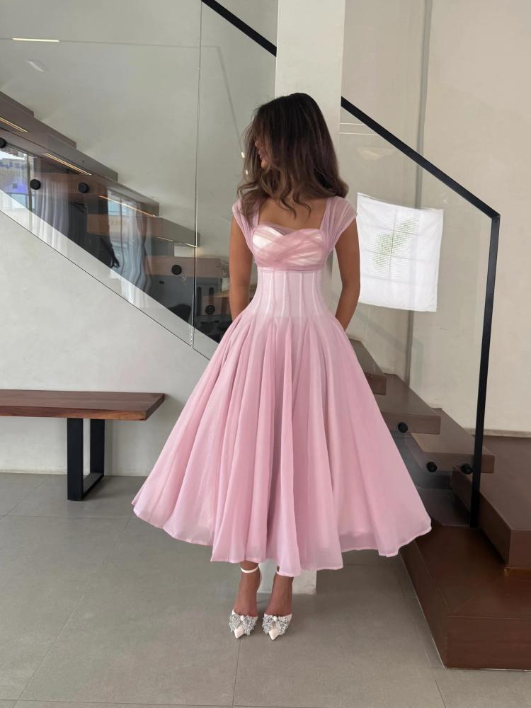Soft dress light beige pink HR MN WT