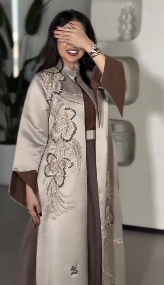 جلابيه ميكادو جاكيت طويل و فستان من الداخل من متجر جوهره
