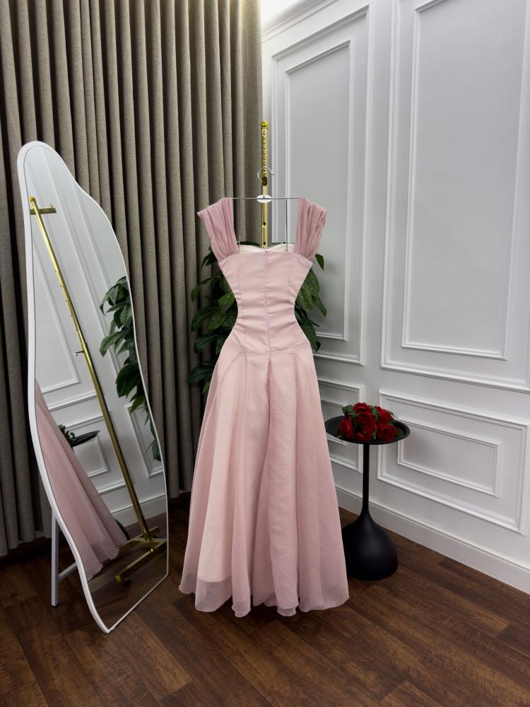 Soft dress light beige pink HR MN WT