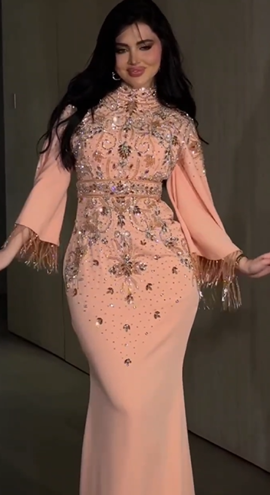 فستان سهره  باربي شك يدوي  من متجر  جوهره X