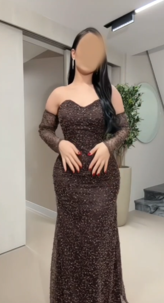 فستان سهره اللون بني الخامه كلفه شك سهره لولو من متجر جوهره MA