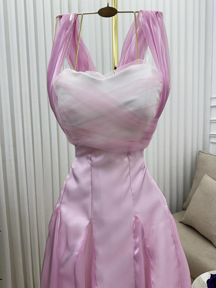 Soft dress light beige pink HR MN WT