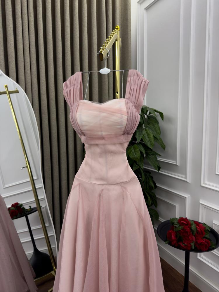 Soft dress light beige pink HR MN WT