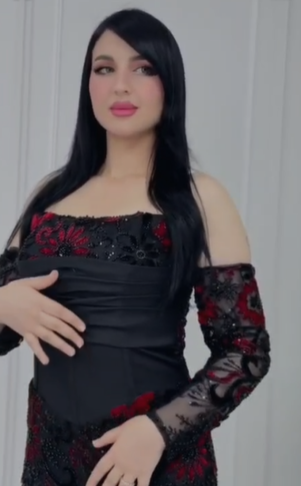 فستان سهره  اللون اسود شك سهره مع باربي  من متجر  جوهره BS