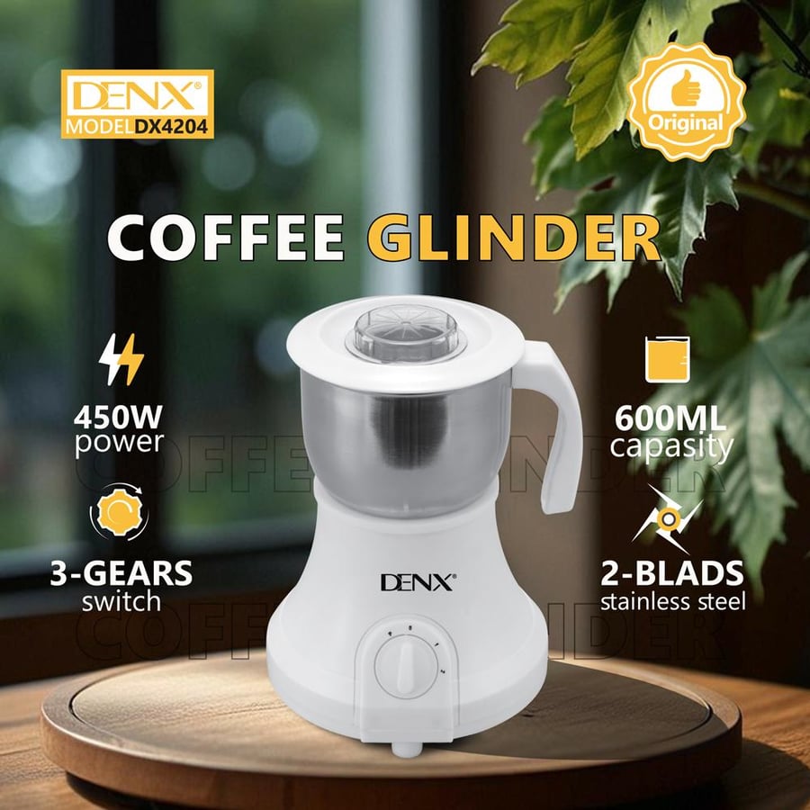 مطحنة قهوة كهربائية Denx عالية القوة