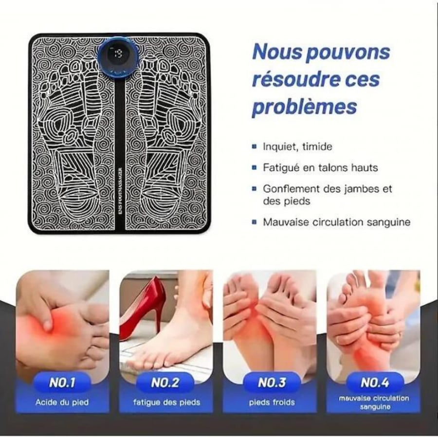 جهاز تدليك للقدمين يشاشة رقمية