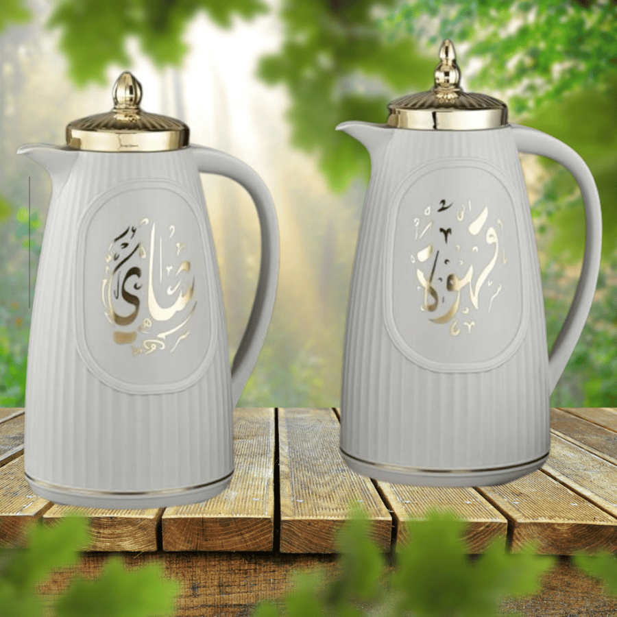 طقم ترامس رصاصي للشاي والقهوة من رويال كاميل 0216883