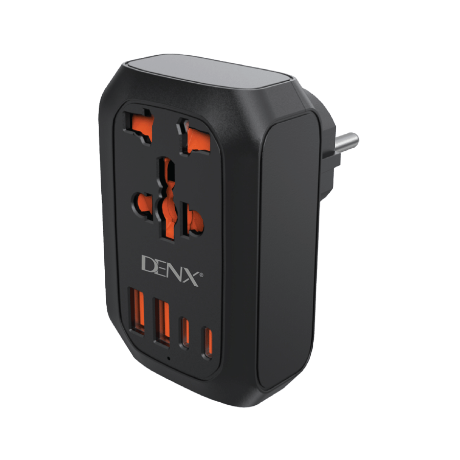 QuadPort MultiDevice Home Chargerشاحن منزلي رباعي المنافذ لشحن أجهزة متعددة  صورة 1