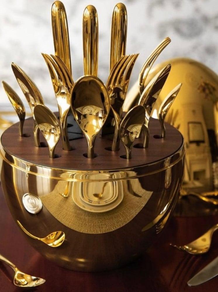 طقم أدوات مائدة من الستانلس ستيل