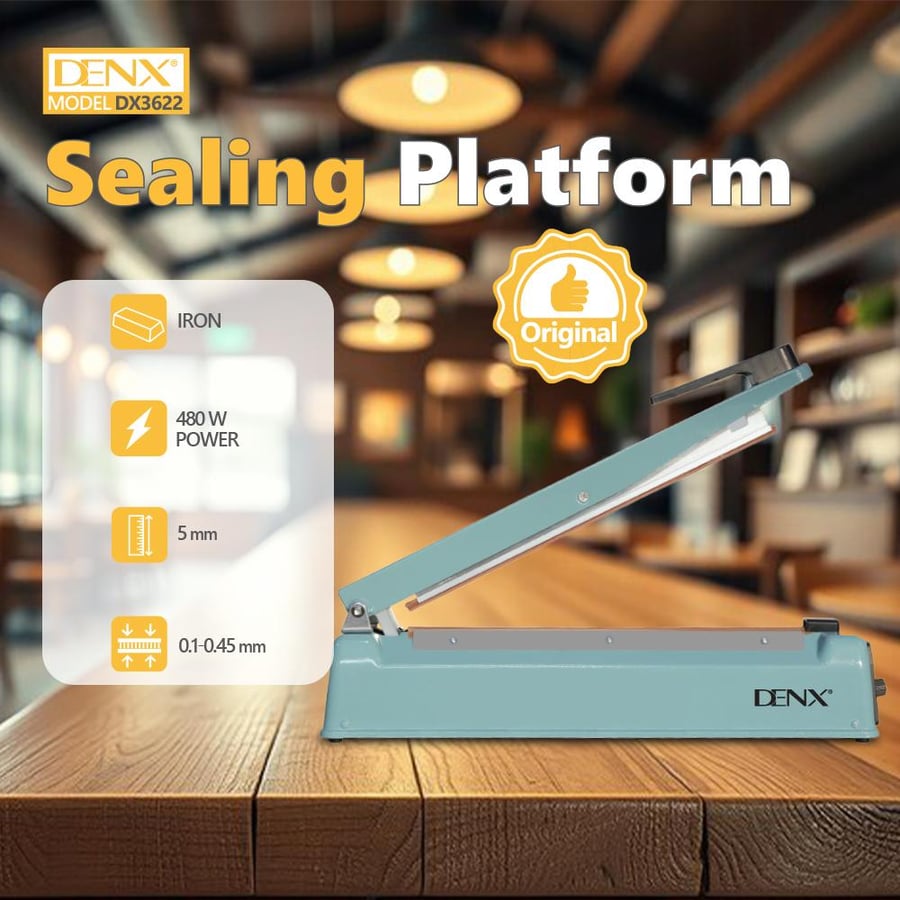 جهاز لحام الأكياس الحراري Denx سعة كبيرة
