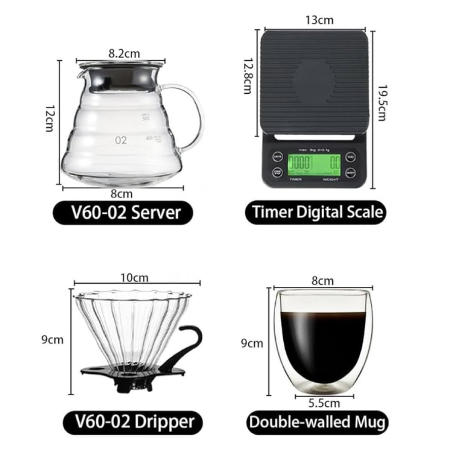 حقيبة القهوة المختصة V60
