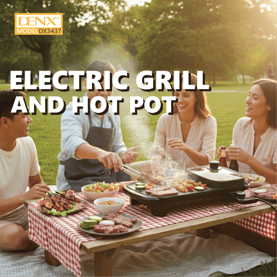 شواية كهربائية Denx 2 في 1