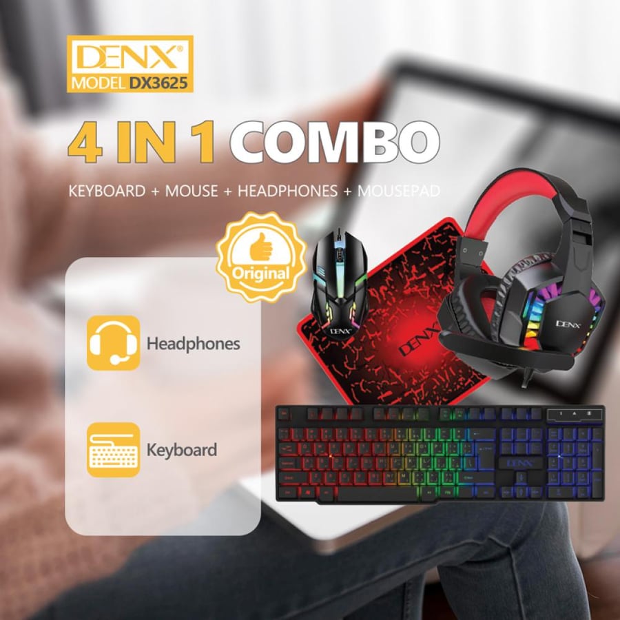 طقم إكسسوارات ألعاب للجوال Denx احترافي