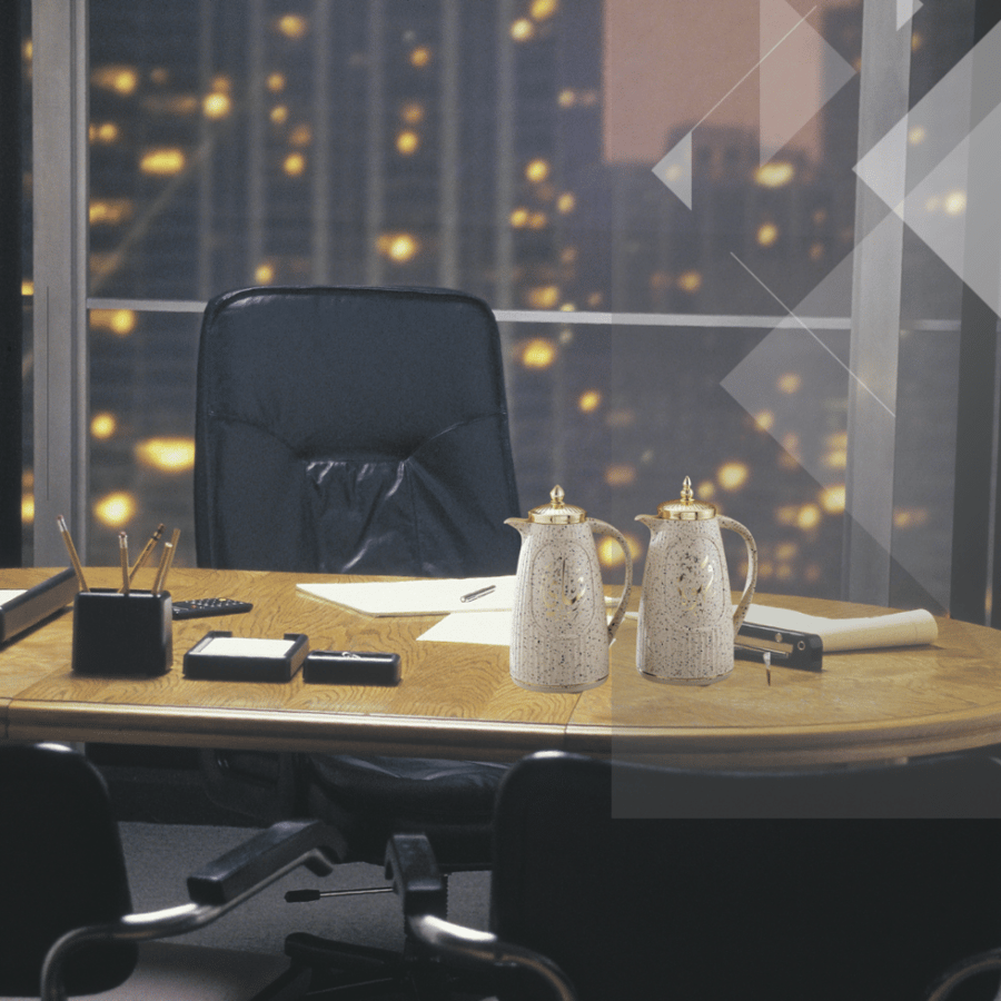 طقم ترامس مزخرف للشاي والقهوة من رويال كاميل 0217542