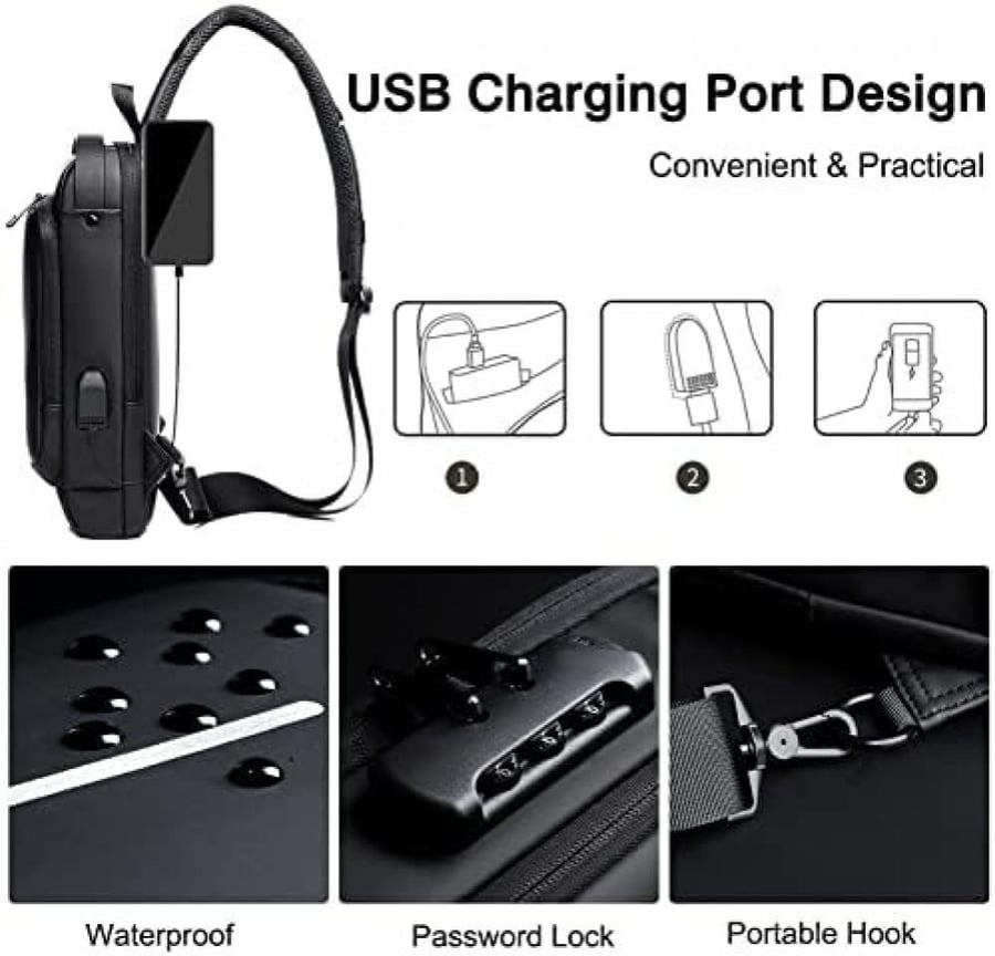 حقيبة محمولة مزودة بـUSB