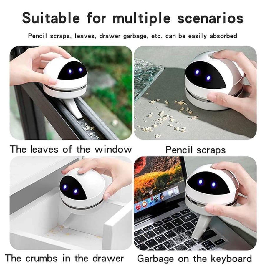 مكنسة روبوت صغيرة ذكية