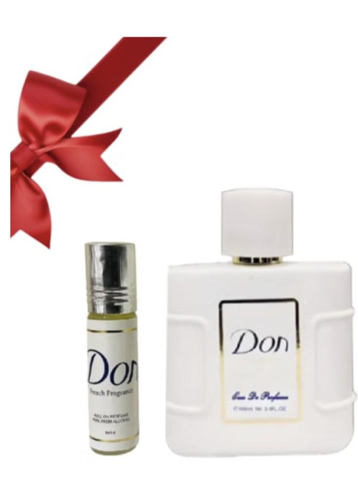 طقم عطر دون أو دو برفان 100 مل مع رول أون 6 مل