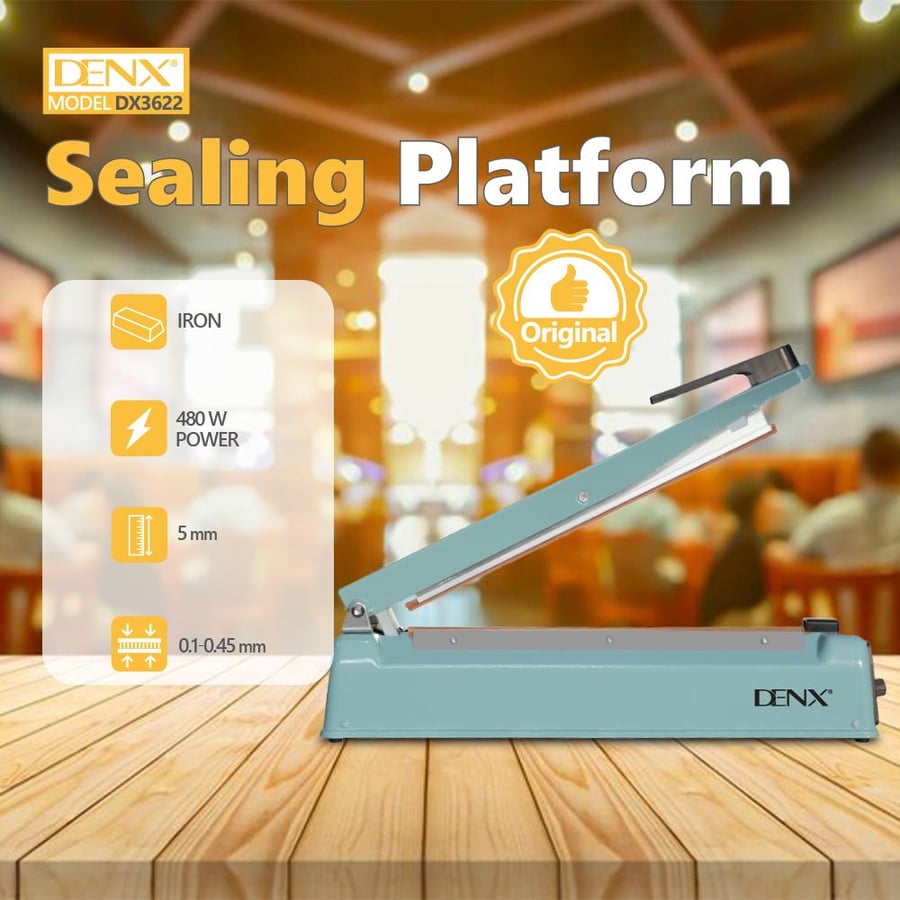 جهاز لحام الأكياس الحراري Denx سعة كبيرة