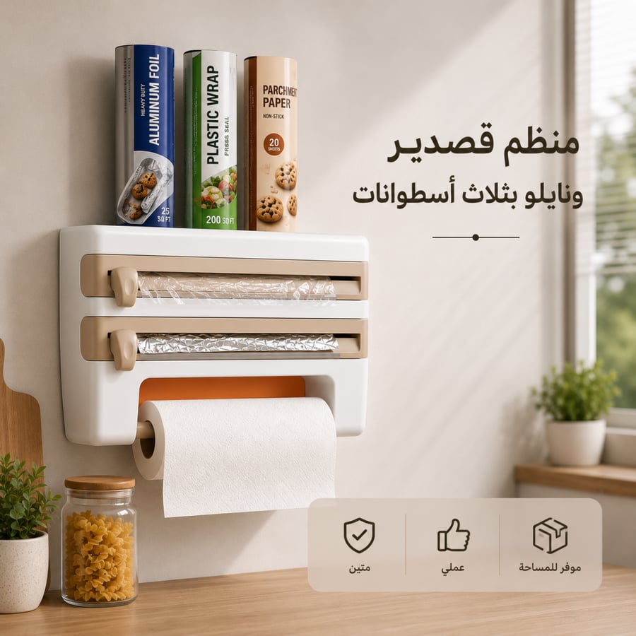 منظم قصدير ونايلو بثلاث اسطوانات