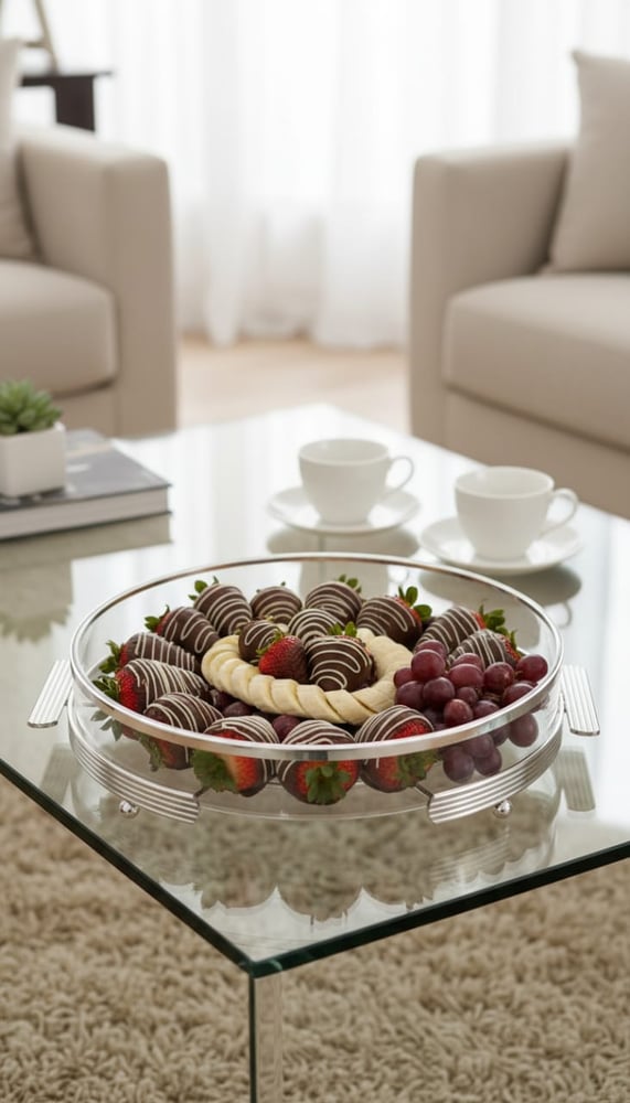 طبق بغطاء