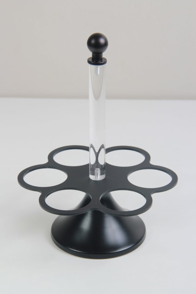 Elegant coffee cup holder stand for organizing and serving cups with a modern touch