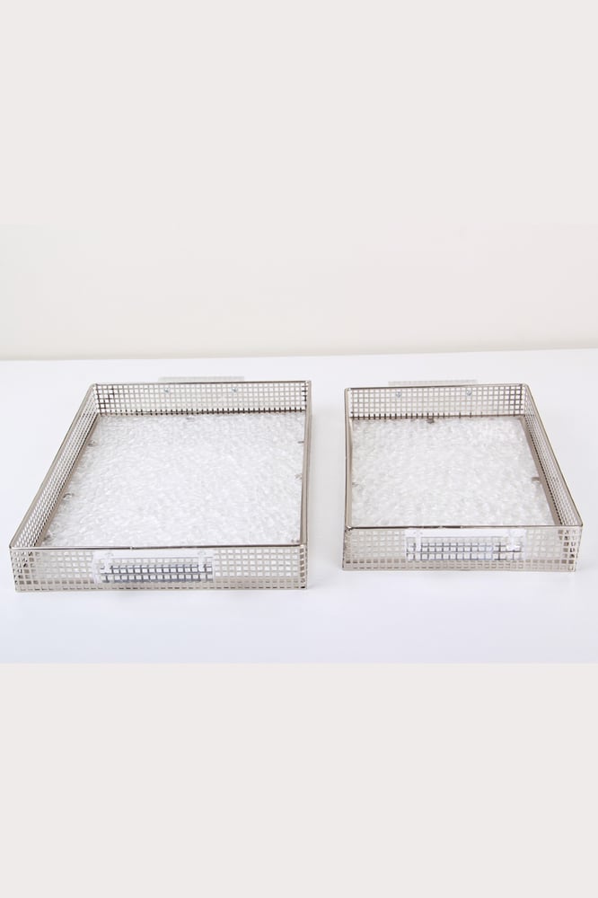 Multi-purpose serving tray set with elegant design 35 × 25 cm / 30 × 20 cm