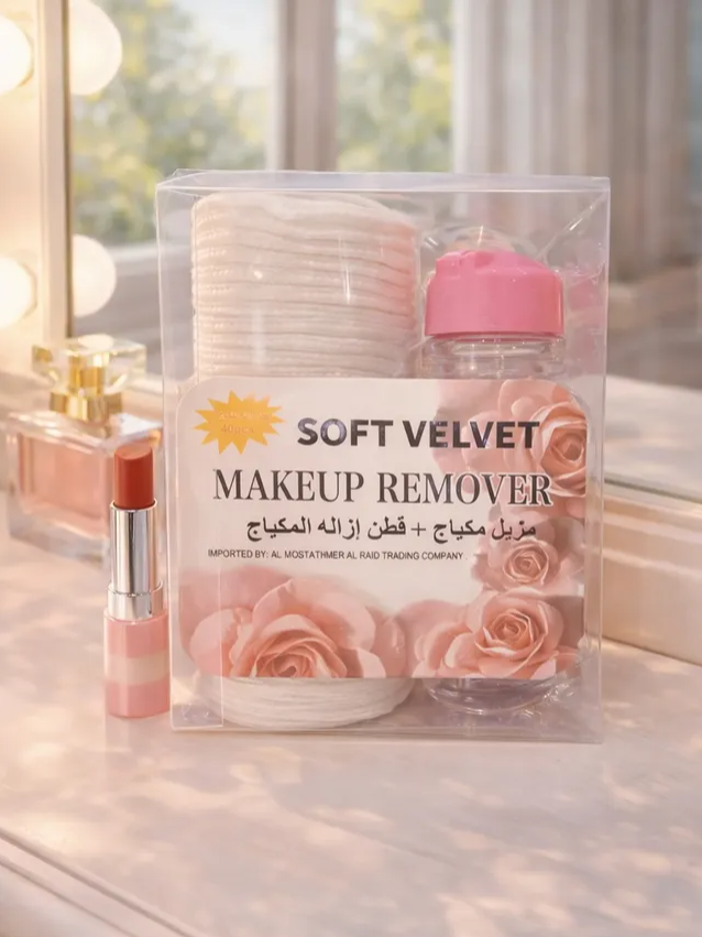 بكج مزيل مكياج+ قطن