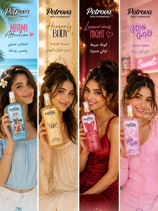 المجموعة 4 حبات من معطرات الجسم
