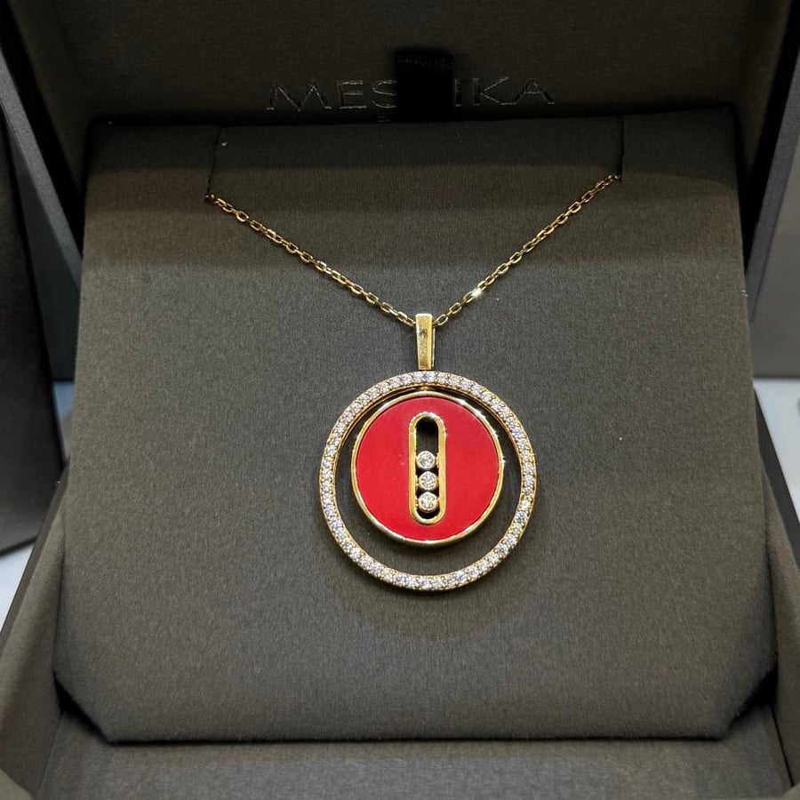 Gold necklace design MESSIKA
