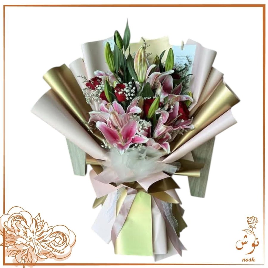 Natural flower bouquet