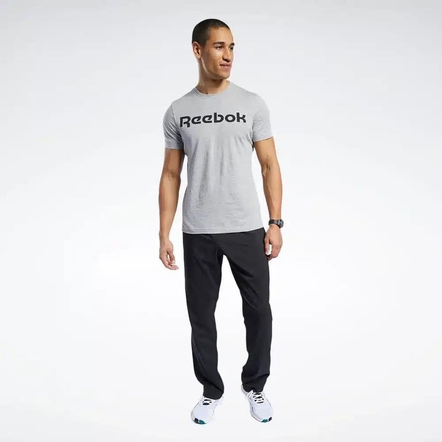 Reebok Men's Linear Graphic Series Reading T-Shirt
