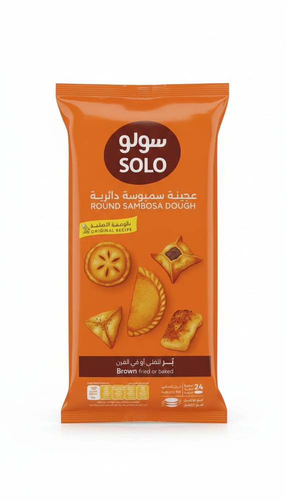 عجينة سمبوسة دائرية سولو بر السنبلة 24*360ج