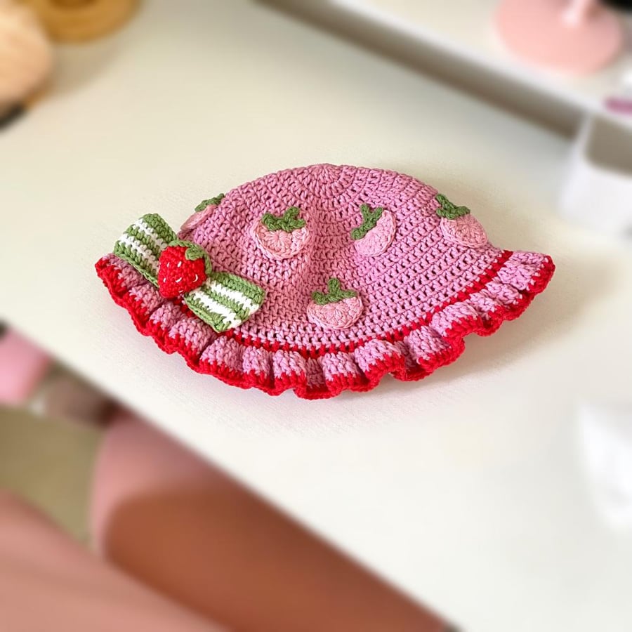 strawberry shortcake hat