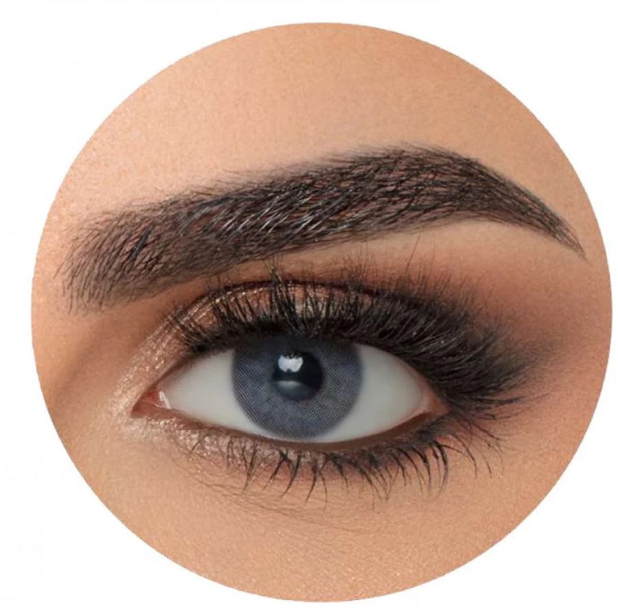 عدسات لغة العين 3D Blue