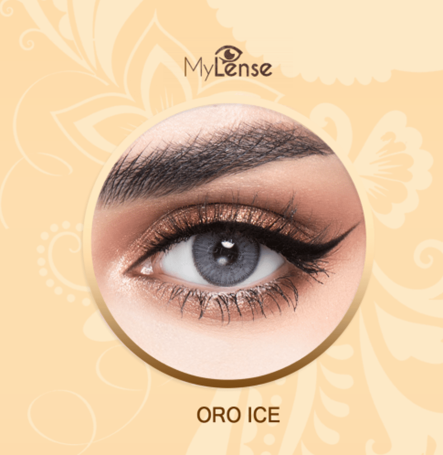 عدسات لغة العين الذهبيه ORO ICE