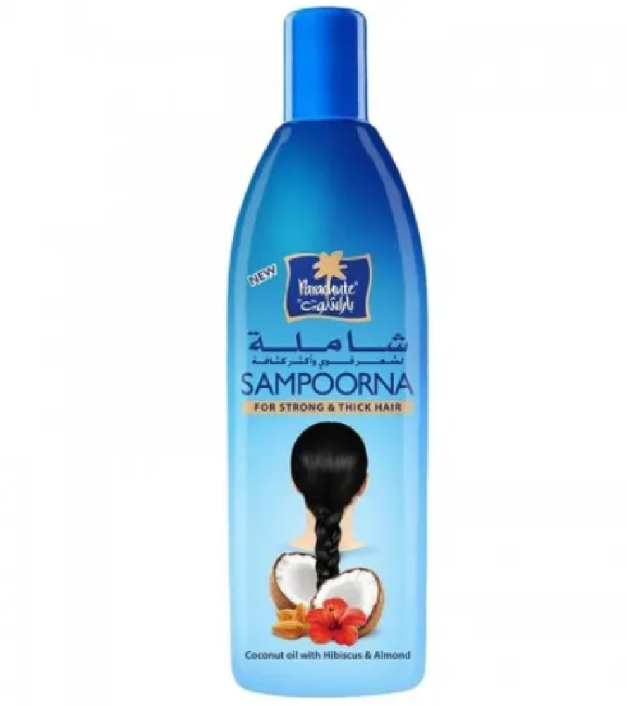 Parachute Hair Oil 150 ml Samporna Coconut Oil for Thick Hair