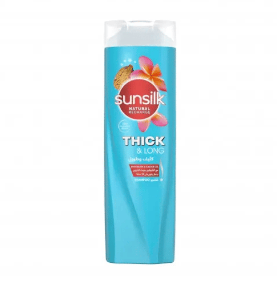 Sunsilk hair shampoo 400 ml thick and long hair with biotin