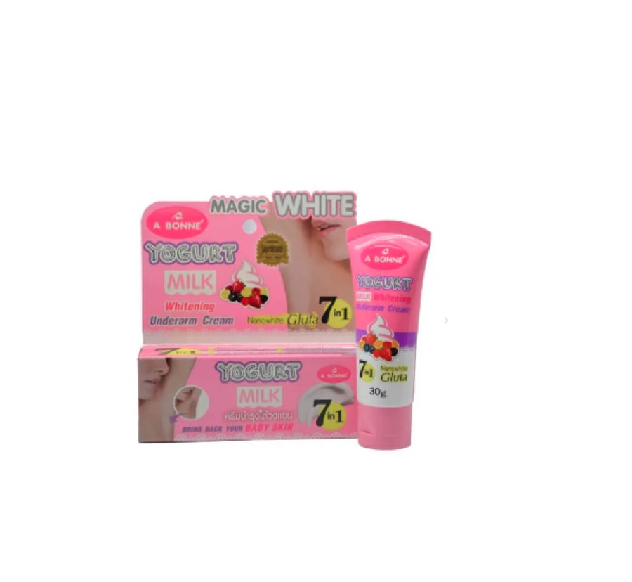 كريم بشرة ابون 30 جم لتحت الابط بالزبادى والحليب a bonne yogurt milk whitening underarm cream - 30 gm