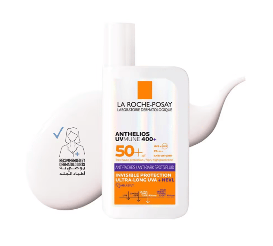 لاروش بوزيه أنثيليوس يو في ميون 400 مضاد للبقع بعامل حماية +SPF 50 - 50 مل