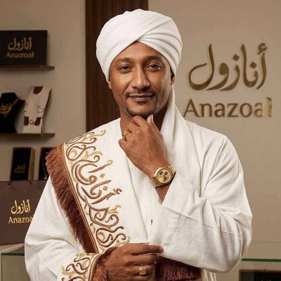 جلابية وشال انازول