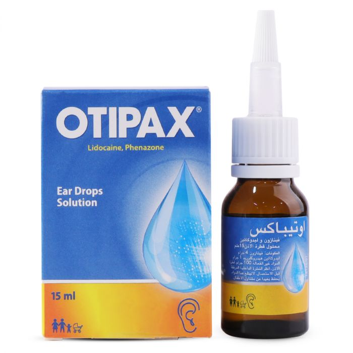 اوتيباكس قطرة الاذن (بديل قطرة ايركالم )-15 مل/Otipax Ear Drops -15ml